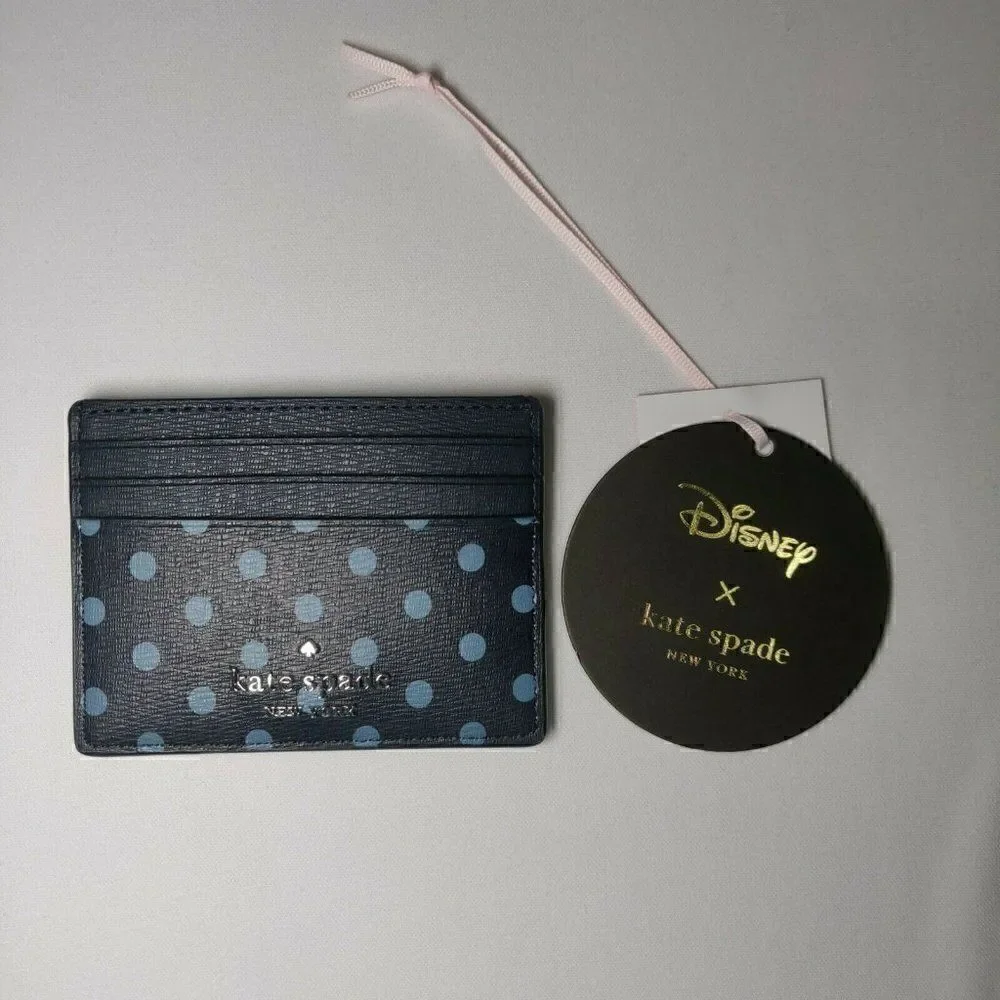 Kate Spade x Disney Alice in Wonderland Small Credit Card Holder NWT wlr00613